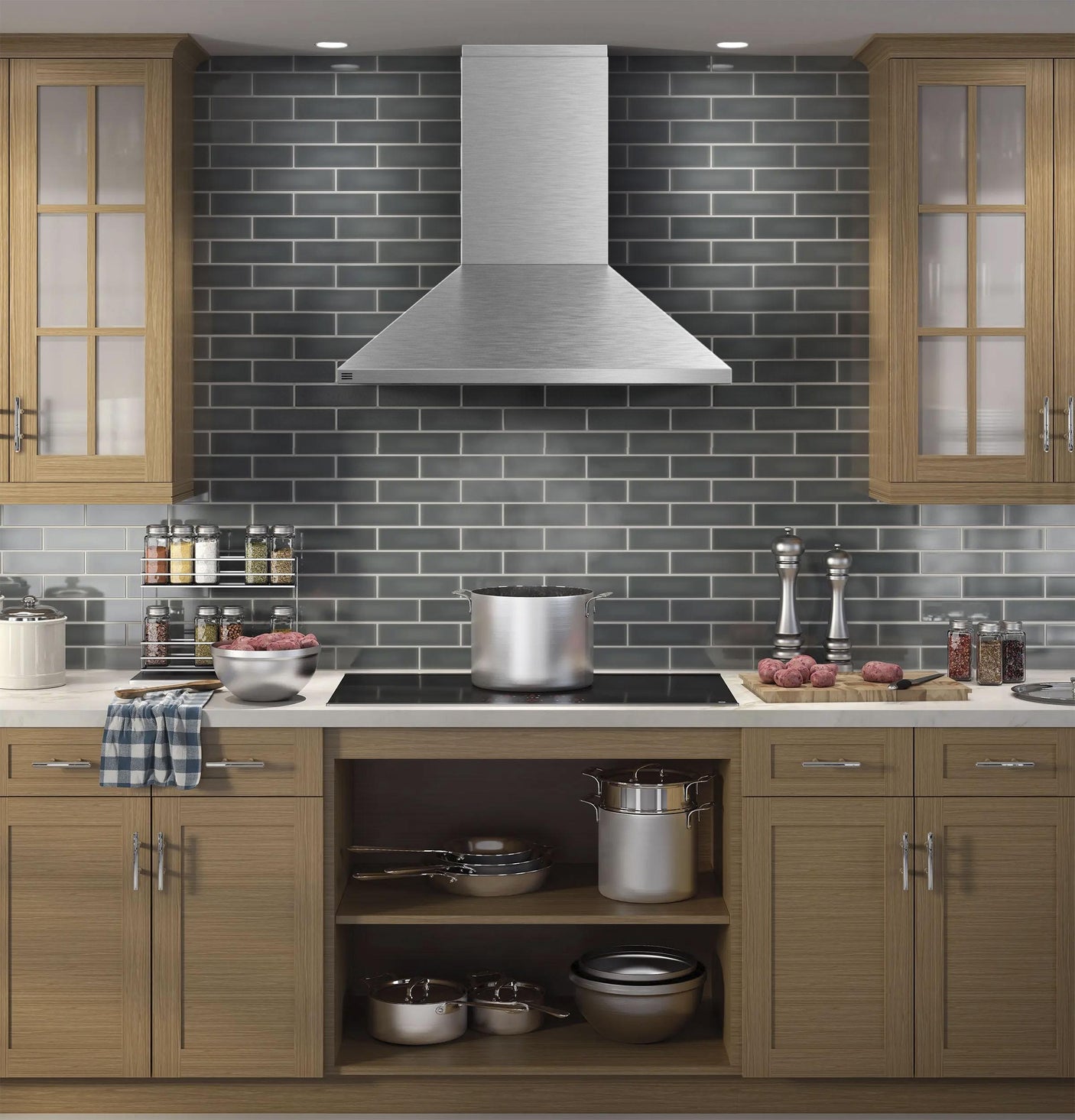 GE Profile 36" Wall-Mount Vent Hood with Clean Air Sensors