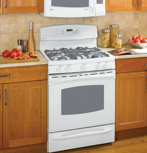 GE Profile 30" Free-Standing Dual-Fuel Range