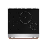 30 Inch Professional Induction Range With Tilt Panel Touch Control In Stainless Steel and Rose Gold  Gordon Ramsay Series