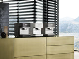 CM 6350 - Countertop coffee machine with OneTouch for Two feature and integrated cup warmer for perfect coffee.
