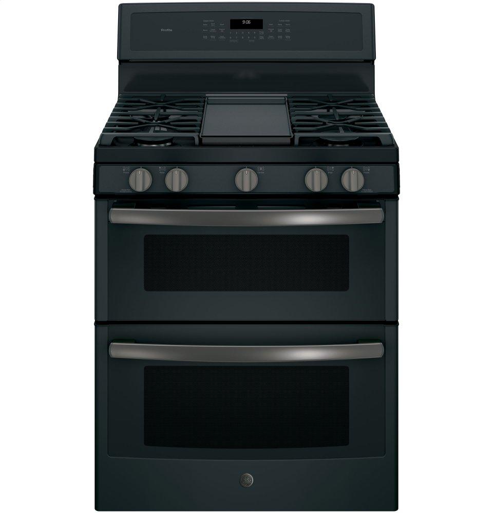 GE Profile™ 30" Free-Standing Gas Double Oven Convection Range