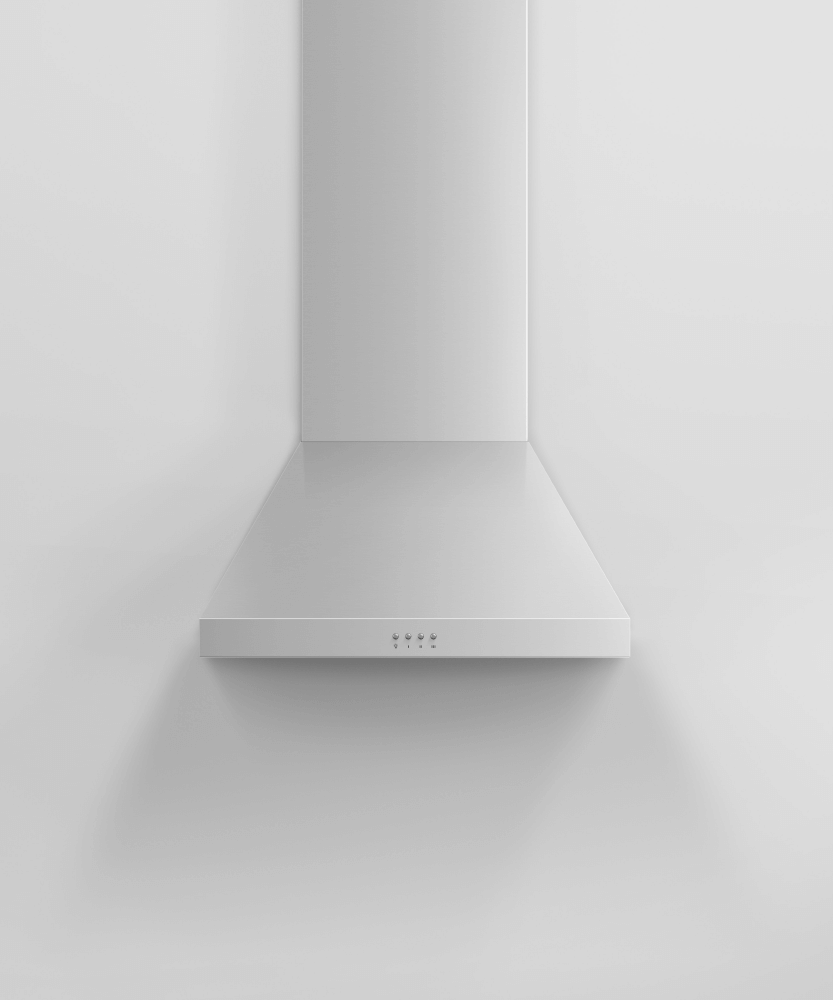 24" Series 7 Pyramid Chimney Wall Range Hood