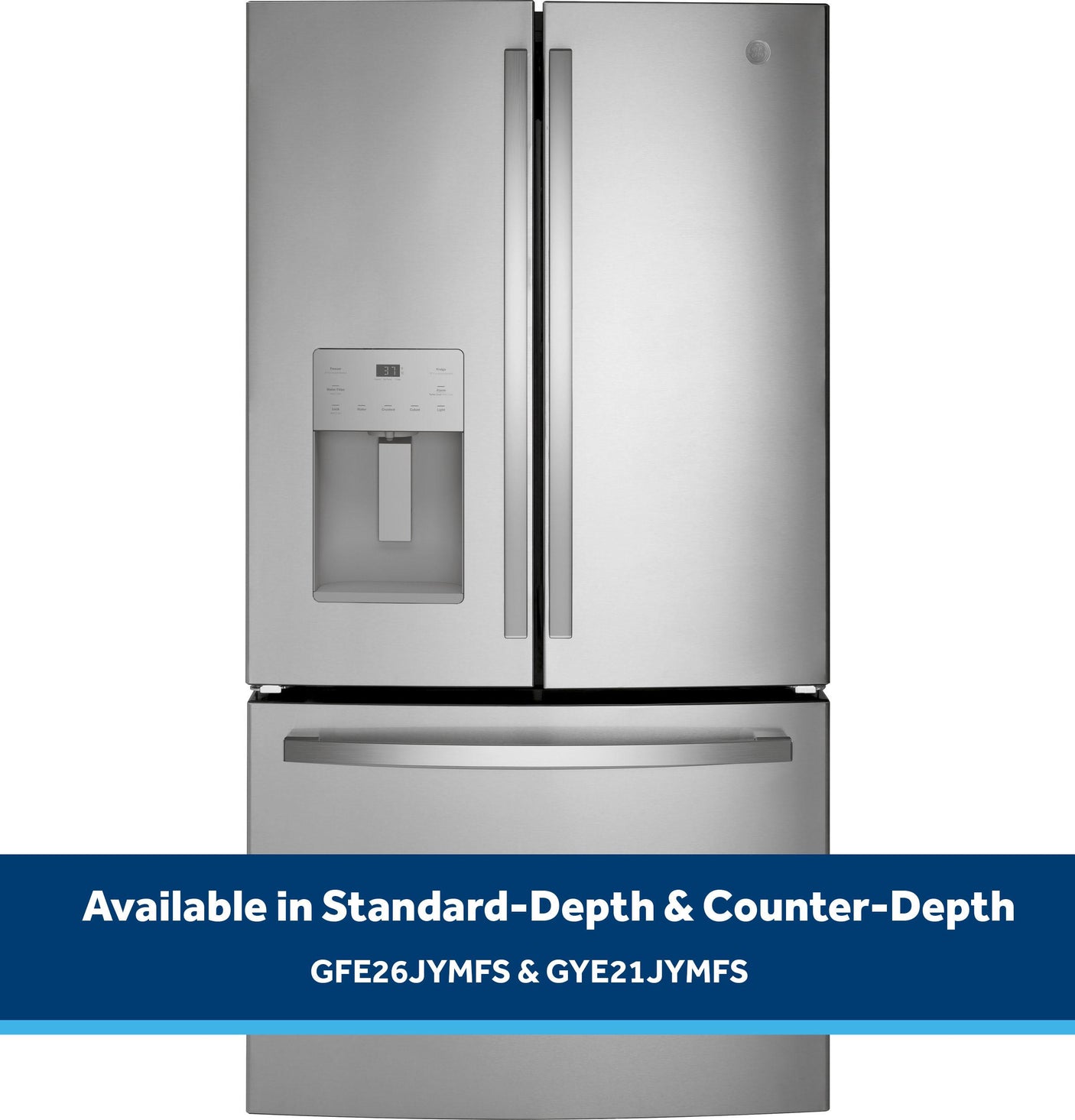 GE ENERGY STAR 25.7 Cu. Ft. Fingerprint Resistant French-Door Refrigerator