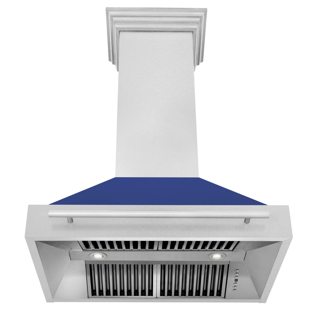ZLINE 36 in. DuraSnow Stainless Steel Range Hood with DuraSnow Shell (8654SNX-36) [Color: Blue Matte]