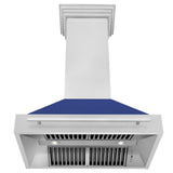 ZLINE 36 in. DuraSnow Stainless Steel Range Hood with DuraSnow Shell (8654SNX-36) [Color: Blue Matte]