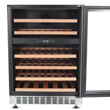 Hwc2401u Dual Zone 46 Bottle Wine Cooler