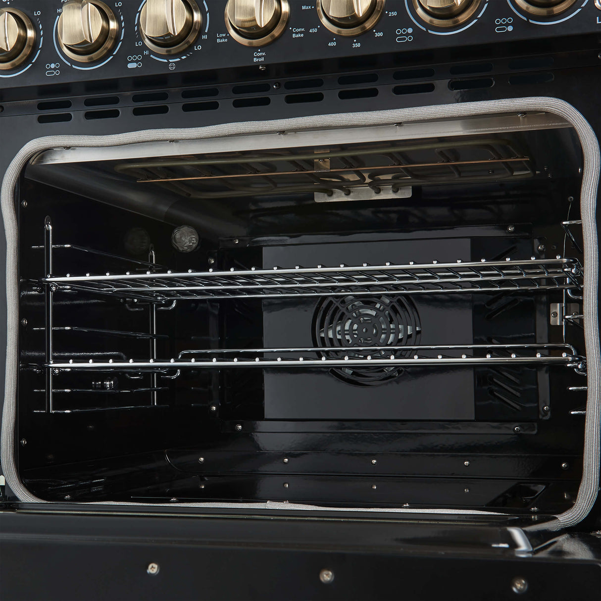 Forno Paolo 30-Inch Freestanding Electric Range, Black, 4.38 cu.ft, True Convection Oven, Energy Efficient