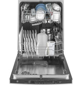 GE® Hybrid Stainless Steel Interior Dishwasher with Hidden Controls