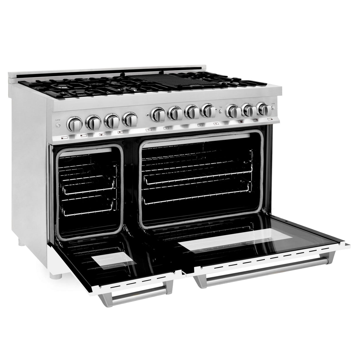 ZLINE 48" 6.0 cu. ft. Range with Gas Stove and Gas Oven in Stainless Steel (RG48) [Color: Blue Matte]