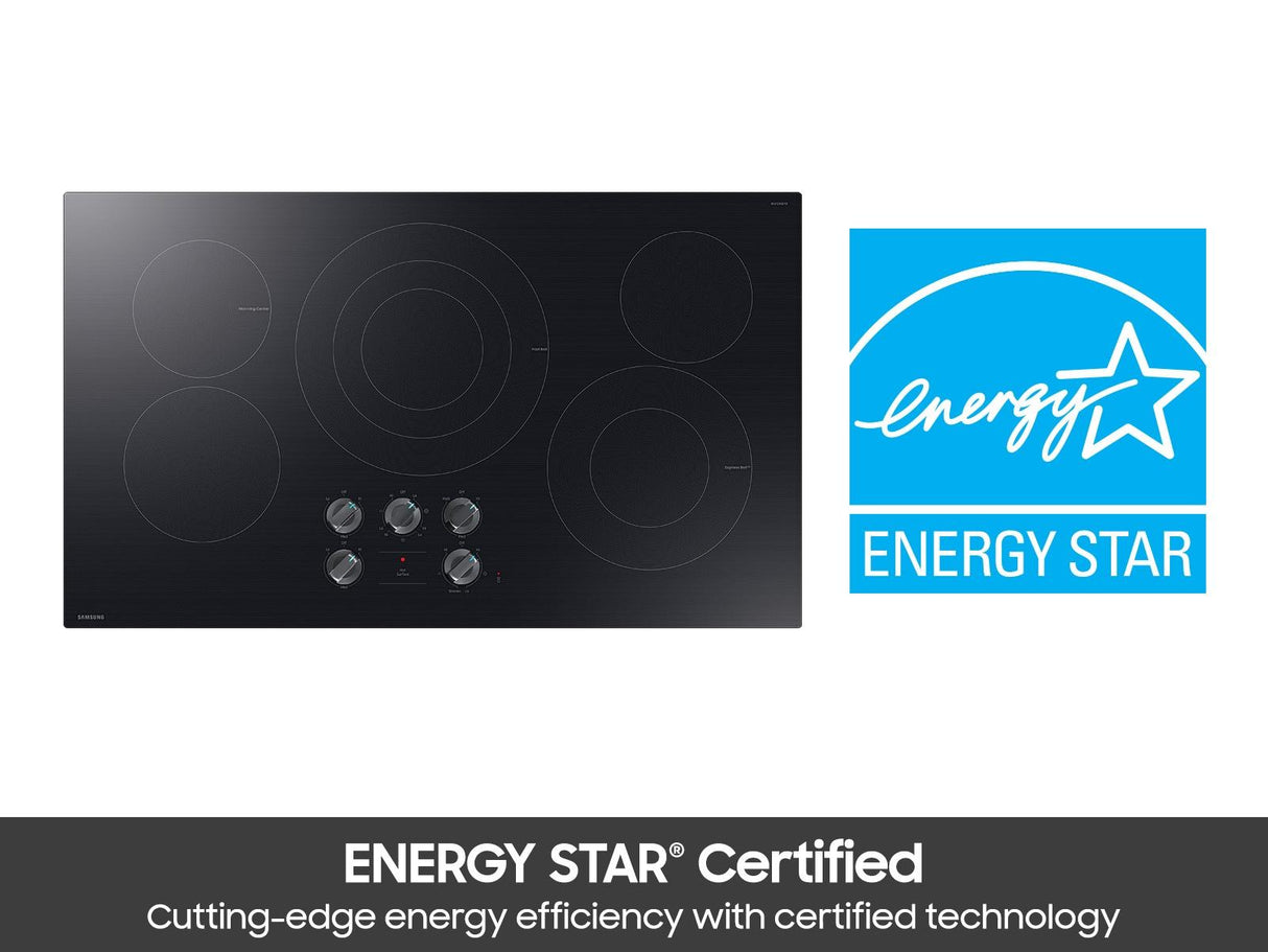 36" Electric ENERGY STAR ® Certified Cooktop with Illuminated Knobs