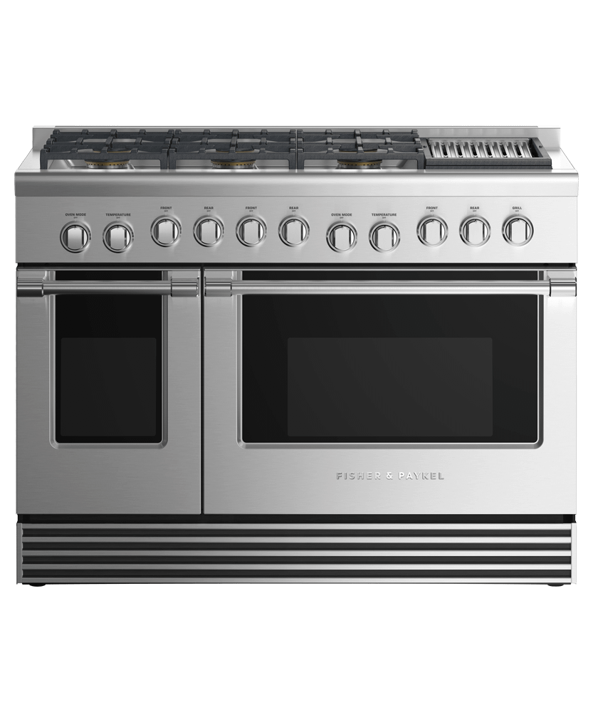 Gas Range, 48", 6 Burners with Grill