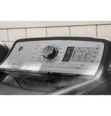 GE® ENERGY STAR® 7.4 cu. ft. Capacity Smart aluminized alloy drum Gas Dryer with HE Sensor Dry