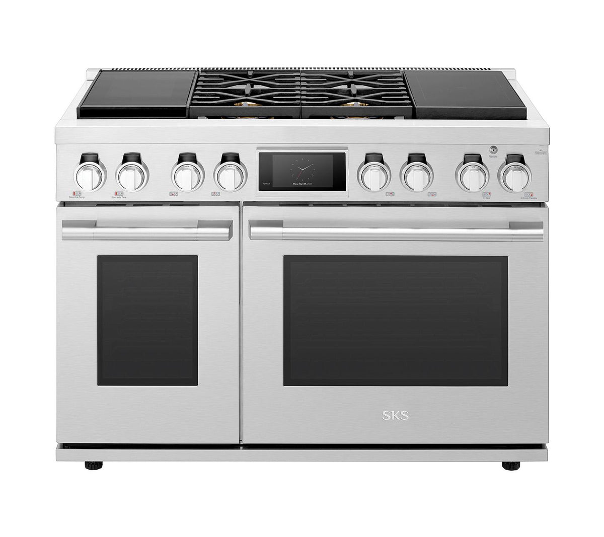 48-inch Dual-Fuel Pro Range with Sous Vide and Induction