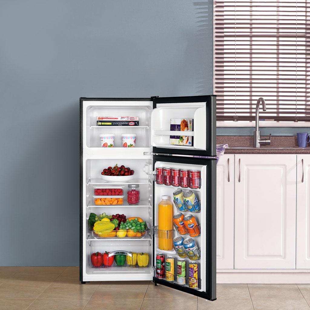 Danby 4.5 cu. ft. 2 Door Compact Fridge in Stainless Steel Look