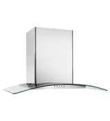 36" Convertible Wall-Mount 400-CFM Glass Canopy Hood