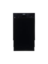 Danby 18" Wide Built-in Dishwasher in Black