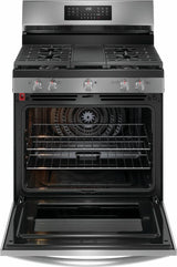 30" Rear Control Gas Range with Total Convection