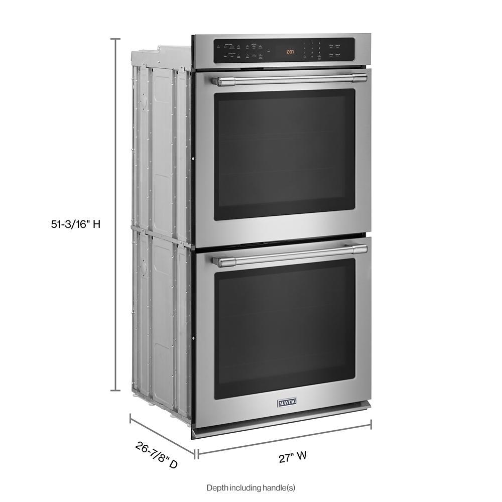 27-Inch Wide Double Wall Oven With True Convection - 8.6 Cu. Ft.