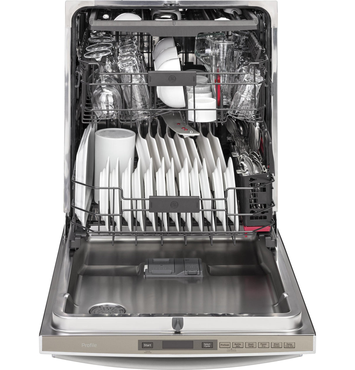 GE Profile™ Stainless Steel Interior Dishwasher with Hidden Controls
