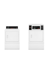 Commercial Front Load Electrical Dryer Prepped for Card