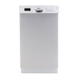 Avanti 18" Built In Dishwasher - White