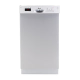 Avanti 18" Built In Dishwasher - White