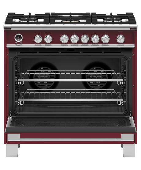 36" Series 9 Classic 5 Burner Dual Fuel Self-Cleaning Range
