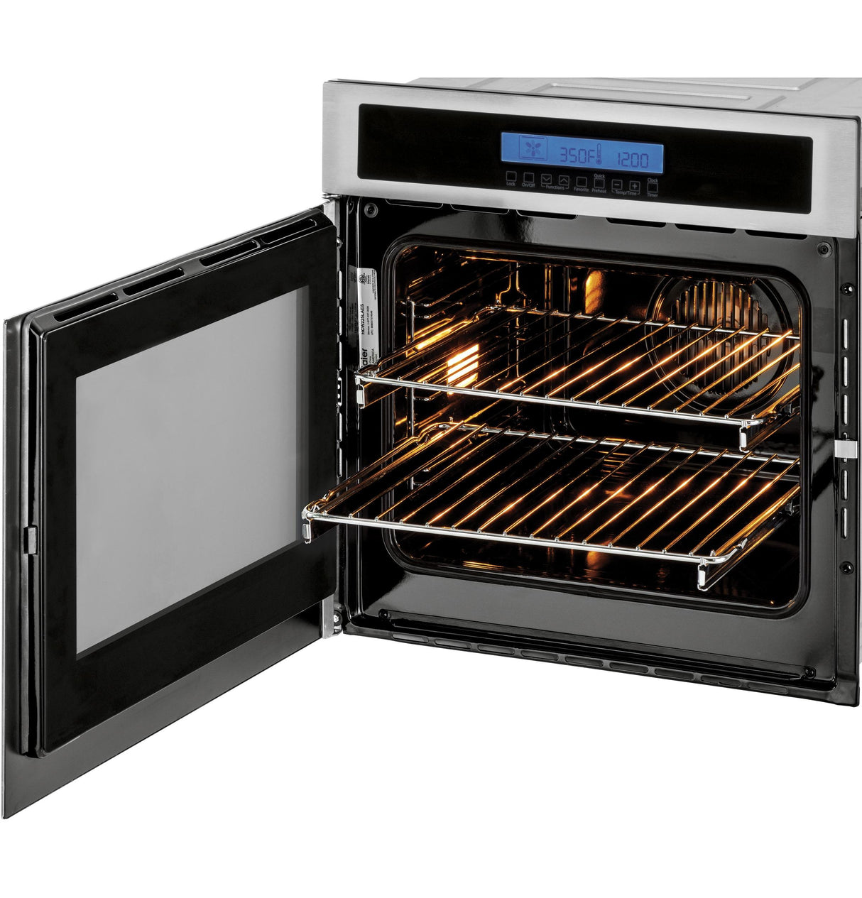 24" Single 2.0 Cu. Ft. Left-Swing True European Convection Oven