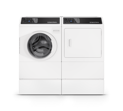 Raises your washer or dryer an additional 8 inches  Compatible with front load washers and dryers