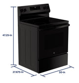 GE® ENERGY STAR® 30" Free-Standing Electric Range