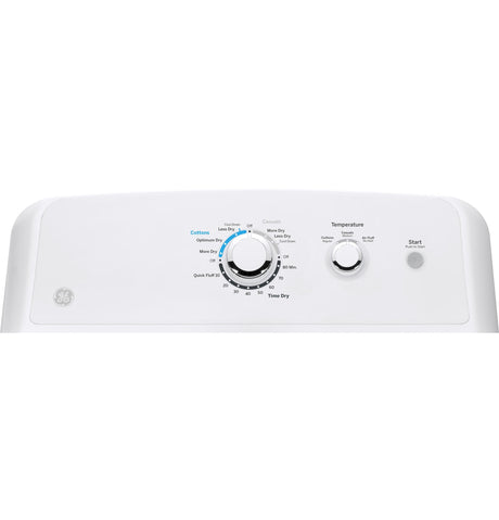 GE 6.2 cu. ft. Capacity Gas Dryer with Up To 120 ft. Venting and Shallow Depth