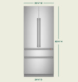 CAFE™ 36" Panel-Ready Integrated French-Door Refrigerator