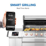 Prestige PRO 665 Elite with Smart Technology & Electric Smoker Box , Natural Gas, Stainless Steel