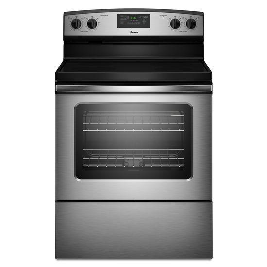 Amana® 30-inch Amana® Electric Range with Easy Touch Electronic Controls - Stainless Steel