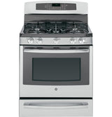 GE Profile Series 30" Dual-Fuel Free-Standing Range with Warming Drawer