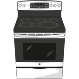 GE® 30" Free-Standing Electric Convection Range