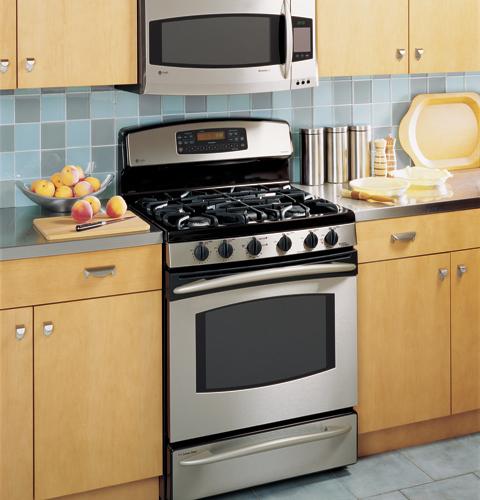 GE Profile 30" Free-Standing Double Oven Range