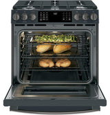 GE Profile™ 30" Smart Slide-In Front-Control Gas Range