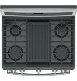 GE Profile™ 30" Free-Standing Gas Double Oven Convection Range