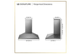 LG SIGNATURE 36 Inch Wall Mount Chimney Hood