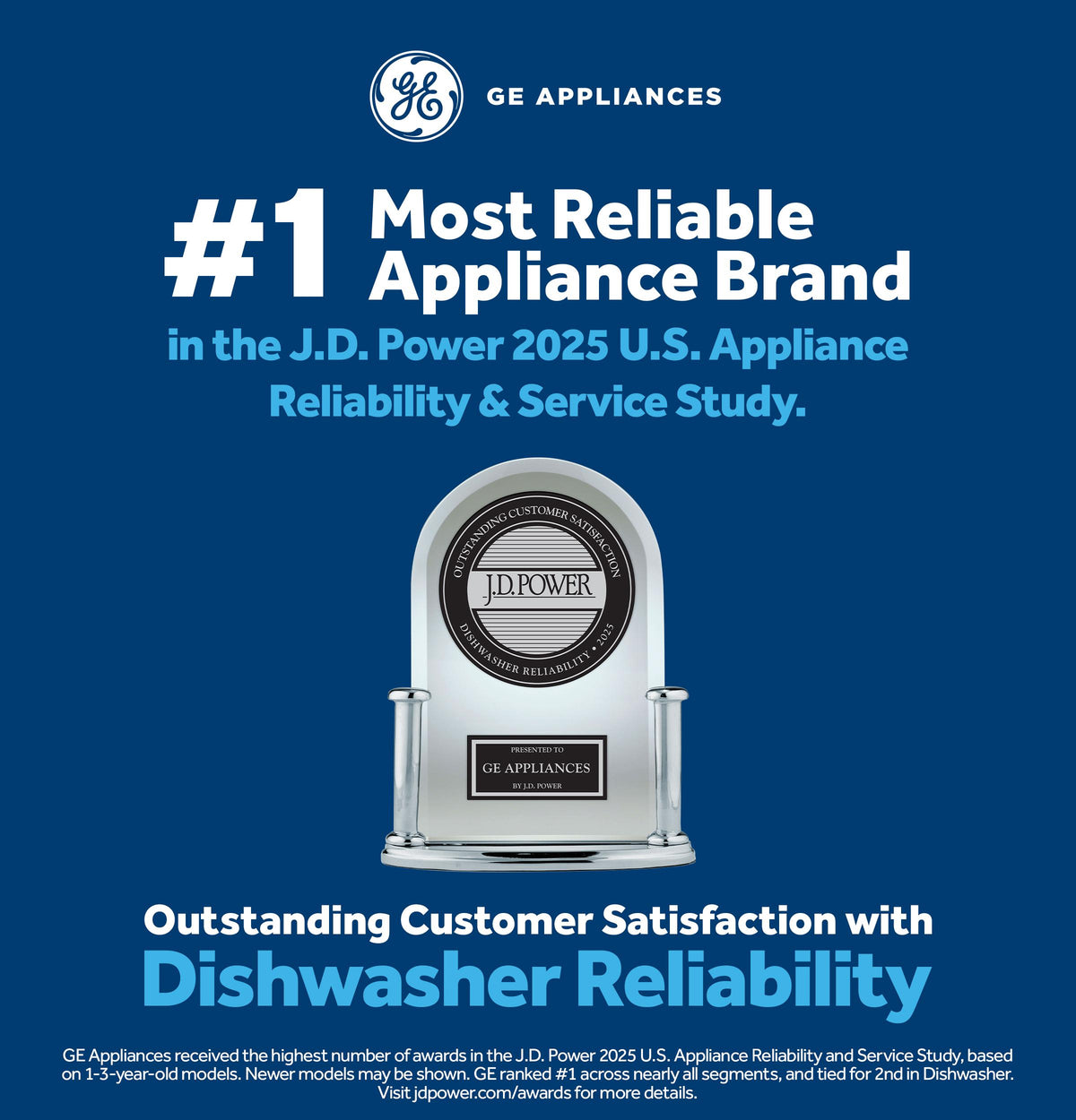 GE® Dishwasher with Front Controls