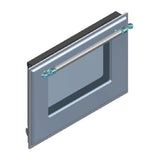 ILVE Parts EG9622001000808 Complete Triple Glass Door Kit for 60 inch Range UOV 60 E3 (Stainless Steel, Chrome Trim)