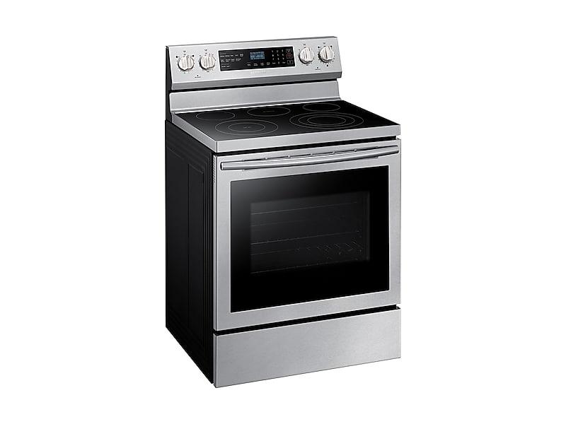5.9 cu. ft. Freestanding Electric Range with True Convection in Stainless Steel