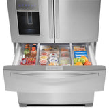 36-inch Wide 4-Door Refrigerator with More Flexible Storage
