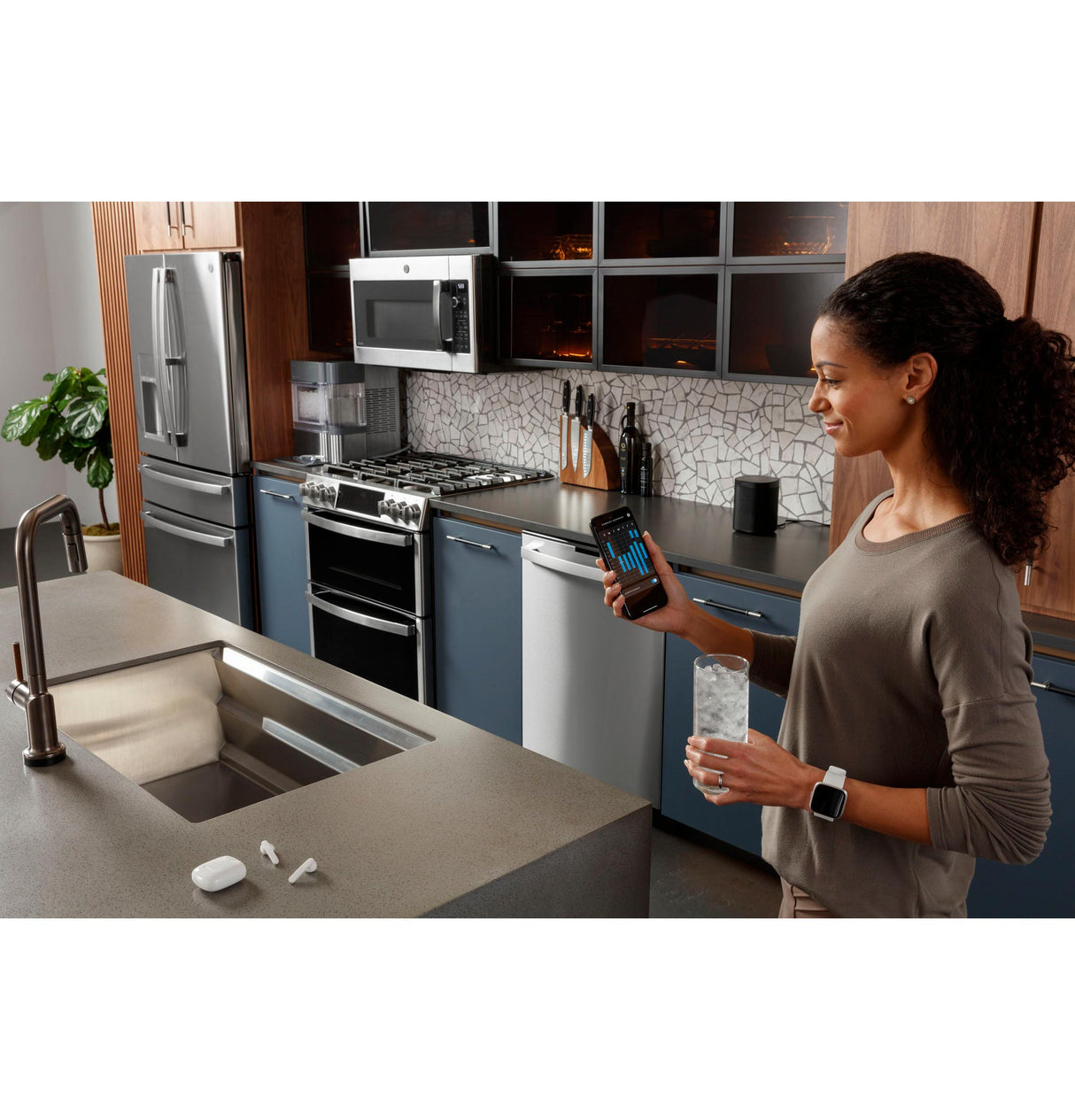 GE Profile™ ENERGY STAR® Fingerprint Resistant Top Control with Stainless Steel Interior Dishwasher with Sanitize Cycle & Twin Turbo Dry Boost
