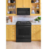 GE® 30" Slide-In Front-Control Convection Gas Range with No Preheat Air Fry
