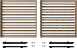 Shelf set