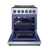 30 Inch Professional Liquid Propane With Precision Knob Control In Stainless Steel/blue