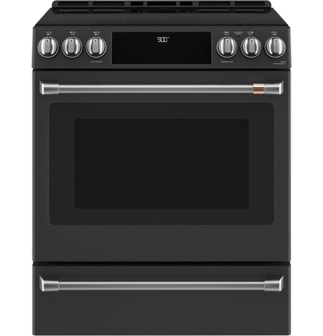 Café™ Front Control Induction Knobs and Handles - Brushed Stainless