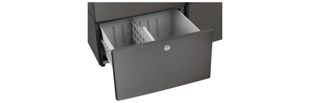 Luxury-Glide® Pedestal with Spacious Storage Drawer